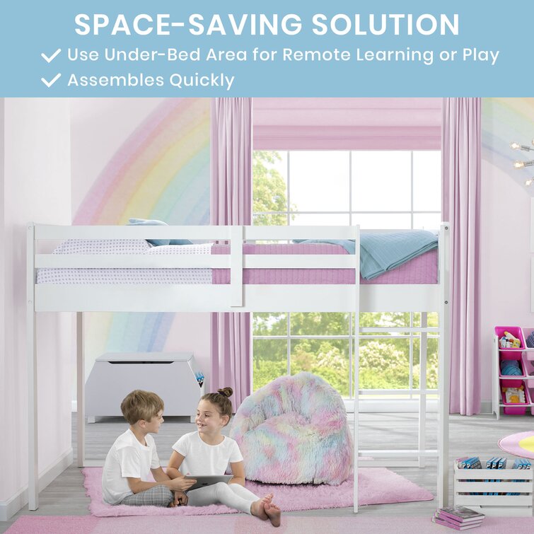 Girls twin clearance loft bed